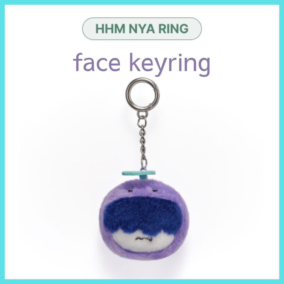 [USED] TXT HumNyang HHM NYA RING Face Key Ring