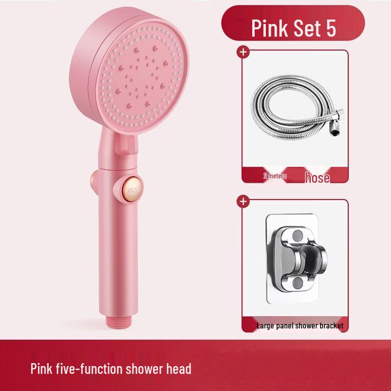 TLXT Pressurized Shower Head Set