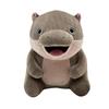 Moo Deng Hippo Plush Toy Stuffed Animal Doll Throw Pillow Decoration Gift Kids