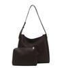 Spring simple style casual solid color wide shoulder strap mother and child bag commuting versatile niche design women's shoulder bag