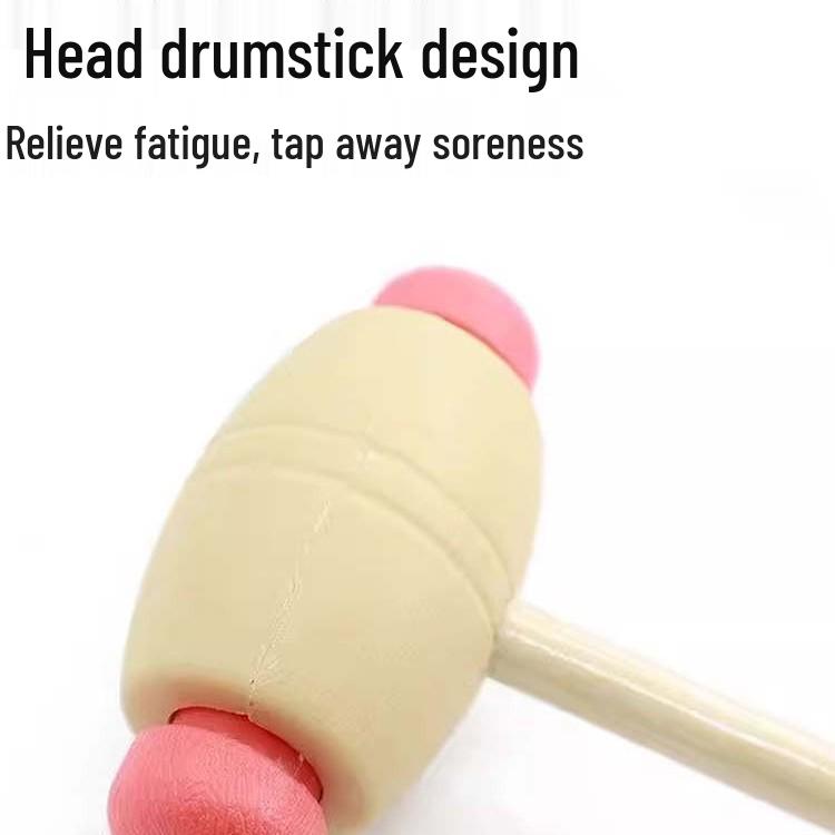 Bamboo Meridian Massage Hammer & Back Scratcher