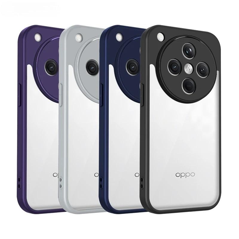 Transparent Silicone Case For Oppo Find X8 Pro FindX8 PC Back TPU Bumper Shockproof Clear Phone Cases Cover