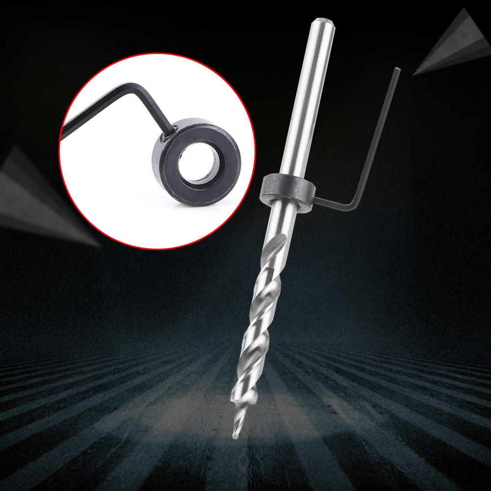 38" Zoll Lippen- und Zapfenbohrer Rundschaft mit einstellbarem Tiefenanschlag für Holzbearbeitung