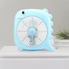 Compact Cartoon Electric Desk Fan for Student Dorms and Bedrooms