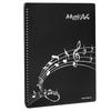 EsiFare Music A4 Music Music Score 2 20 40 Music Score Ring Black Music Score Brass Light Piano Kindergarten Club Use File, Size, Folder, Writing,