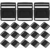 100 Pcs Buckle Center Release Buckles Collar Connector Plastic Belt Buckle Garment Rivets Strap Buckle Belt Buckles