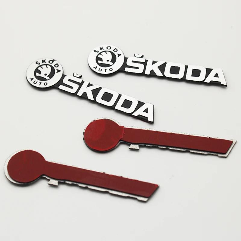Car Sticker Car Styling Audio Speaker Decorate Sticker 3D Aluminum Badge Emblem Decals For Skoda Fabia Superb Octavia A2 A3 Rapi