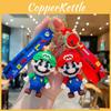 Chaveiro Estiloso do Mario com Fio Vermelho Adorável Acessório de Desenho Animado em PVC para Bolsas