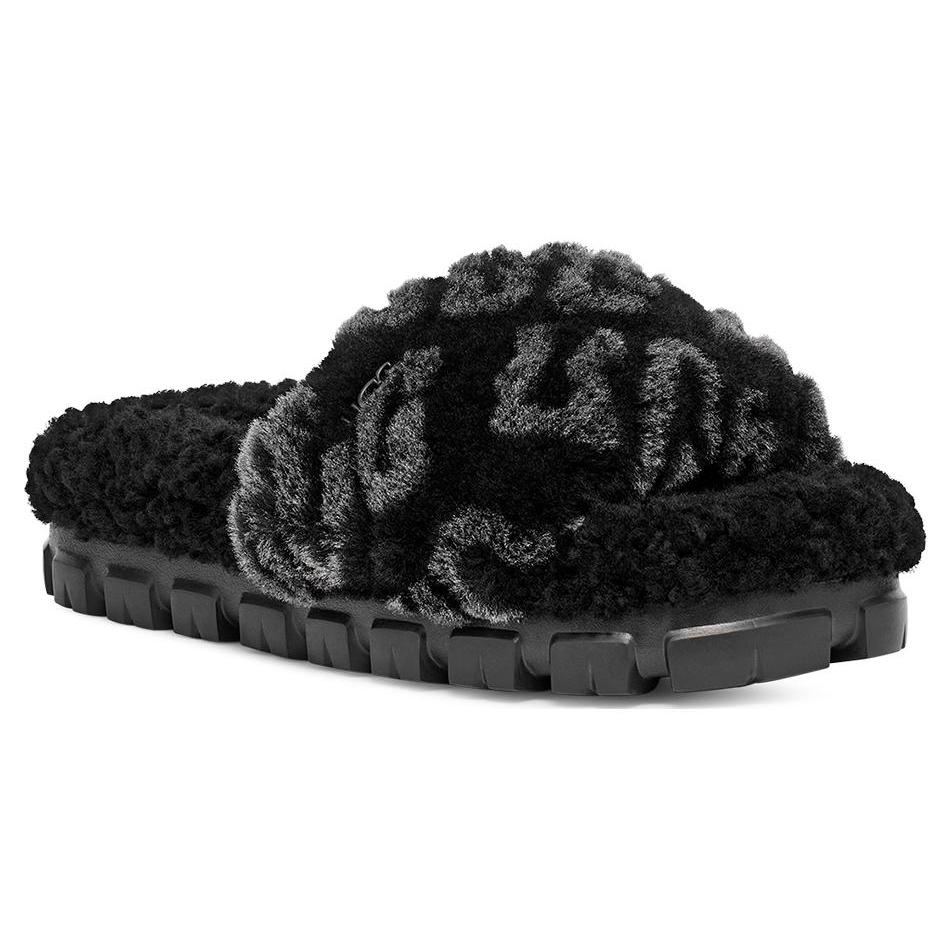 UGG Logo Slides 'Black' Women's 1148770-BLK