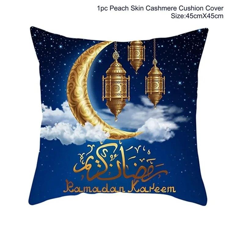 45x45 Cm Eid Cushion Cover Ramadan Decoration Home