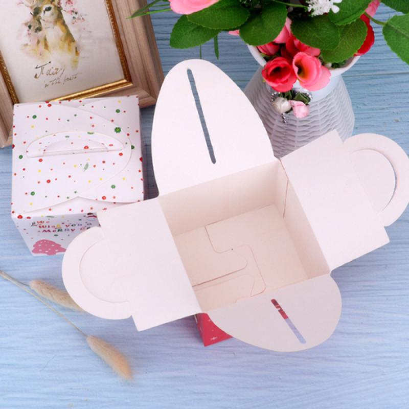 10pcs Candy Gift Christmas Christmas Eve Apple Packaging Gift Decoration Boxes Cake Packaging Boxes