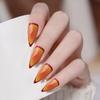 1 Set 3D Flower Press On Nails Salon Quality Almond Long Stick-on Fake Nails Removable Women Girls Full Cover Glue On False Nails