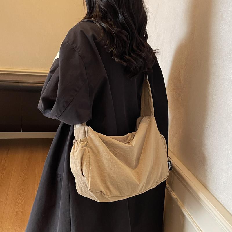 Nylon Sport Crossbody Bag Men's And Women's Large Capacity Tote Bag Commuter Shoulder Bag