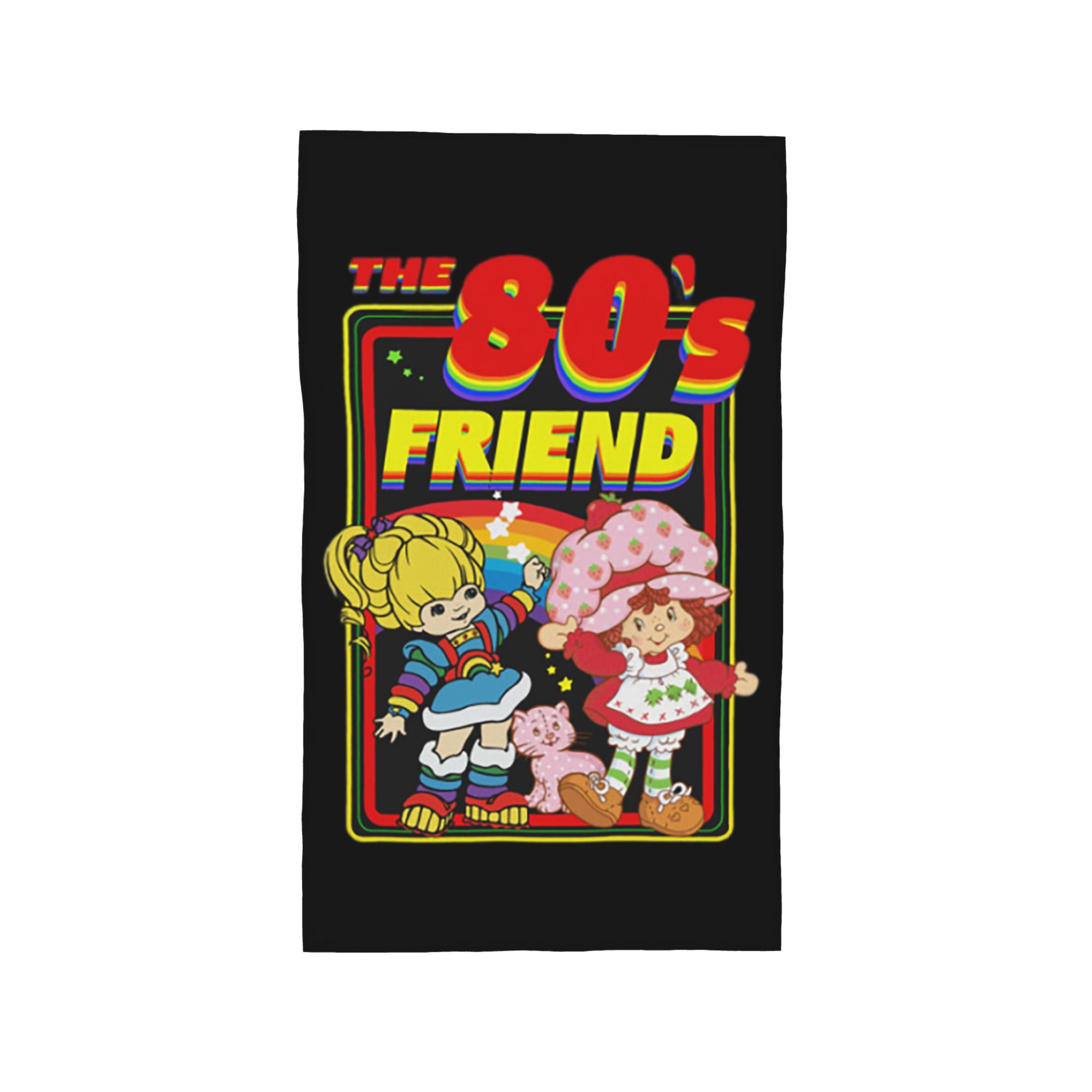 

Rainbow Brite - The 80s Friend for Christmas Soft Face Towel Quick Dry Pool Bath Cotton Towels Breathable W40*H60(CM)