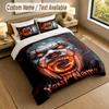 3Pcs Bedding Set Custom Name Text, 1 Sheet 2 Pillowcases Home Bed DecorIT Pennywise
