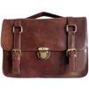 Large Capacity PU Shoulder for School Uniforms [FUPUONE] Bag, 3-Way Style, (Brown)