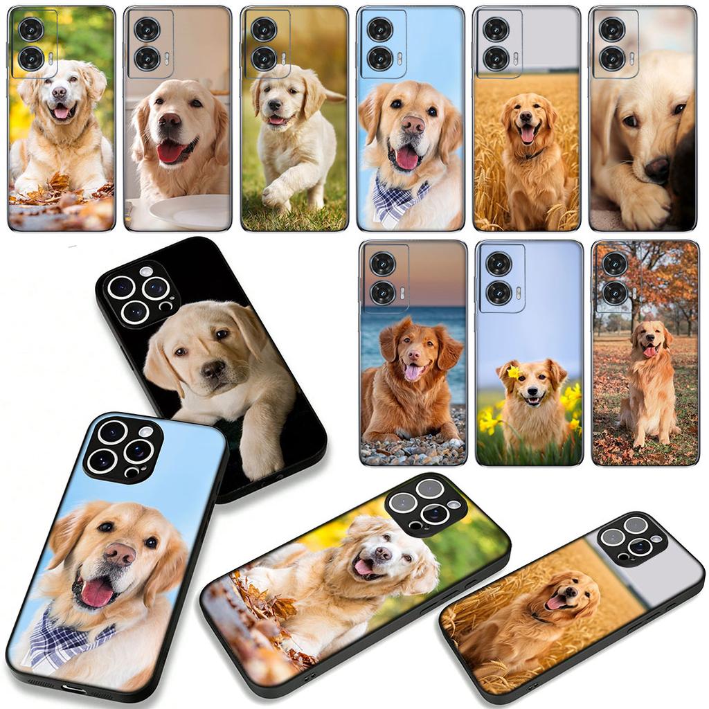 Golden Retriever Dog Case for Motorola Moto G54 G05 G24 G67 G55 G75 G9 G85 G15 G57 G86 Power Edge 50 30 Ultra Fusion neo Pro