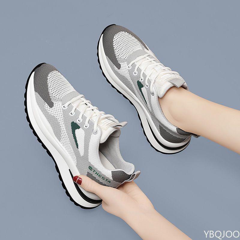 Fashion Autumn Women's Sports Shoes Are Breathable Comfortable Running Shoes Soft Soles Lightweight Odor Proof Women's Shoes
