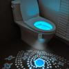 Toilet Light Motion Sensor, 10 Colors Changing Toilet Night Light With Star Projection Light,