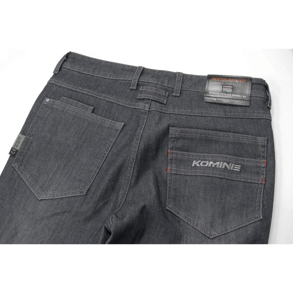 KOMINE Protect Windproof Warm Jeans for WJ-9274R Motorcycles, Black, 2XL, 07-9274, Men's