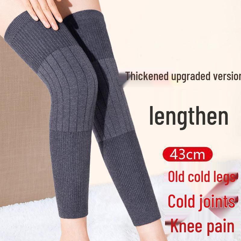 2025 Soft, Non-Slip Velvet Knee Warmers for Autumn/Winter: Ideal for Middle-Aged and Elderly