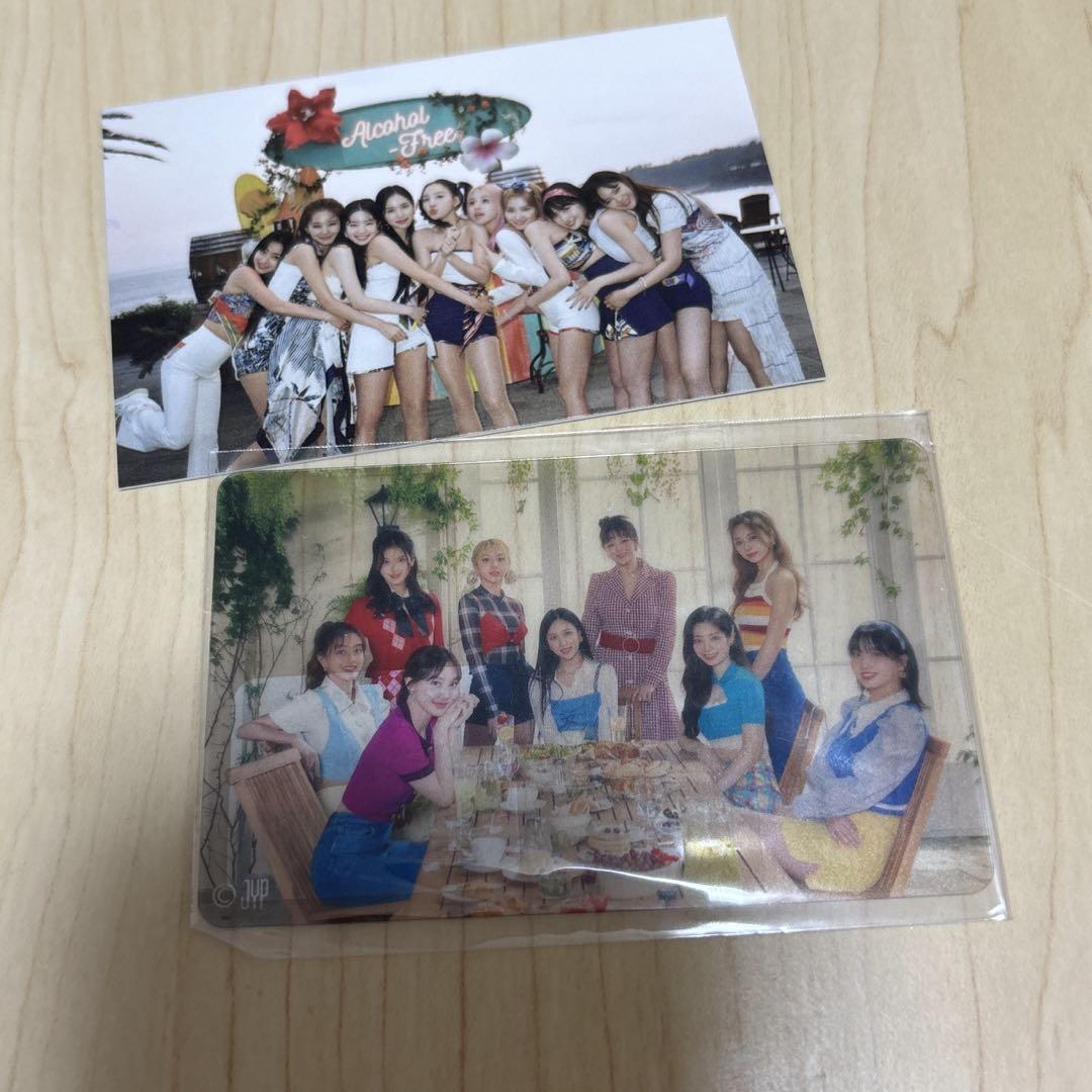 

[USED] TWICE Bonus Clear Trading Card