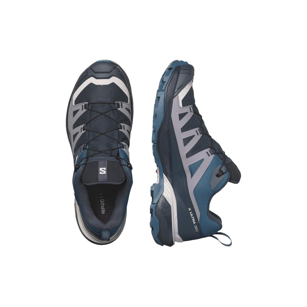 SALOMON X ULTRA 360 Gore Te Fashion Slip Resistant Low top Outdoor Shoes Men's Black Blue 474534
