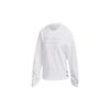 Adidas Sweatshirts Women's White Crew Neck Moderate Regular FR5980