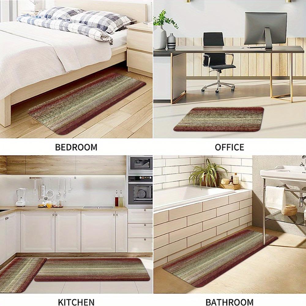 1PC 3D Pattern Kitchen Rug Non-Slip Door Mat Pop design Bathroom Rug Bath Mat Carpet for Home Sink Laundry Decor
