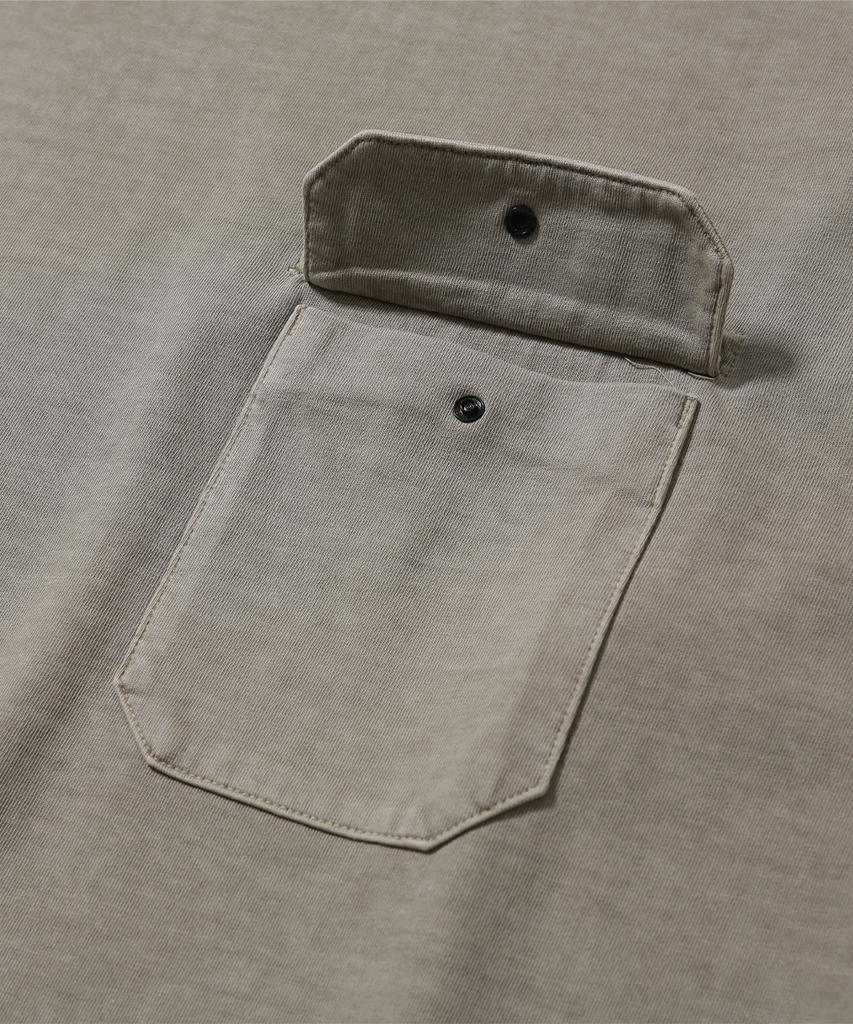 Haebeuopeudyuti Dyed Pocket Long Sleeve T-Shirt (Desert)