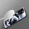 Abstract Modern Waves Suitable For iPhone 16E 17 Pro Max 15 Pro 14 13 Plus 12 Mini 11 16 Air 17Pro Magnetism Glass Phone Case