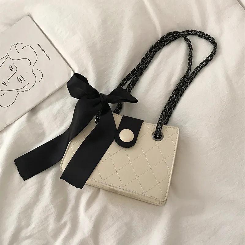 

Premium bag New trendy fashion women s bag Rhombus chain messenger bag Versatile shoulder bag