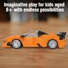329 Pcs 750S Super Sports Car Toy Building Set, 4 Different Wheel Rim Designs, MOC Building Blocks Cars for Adults, Teens, Boys Ages 8-12