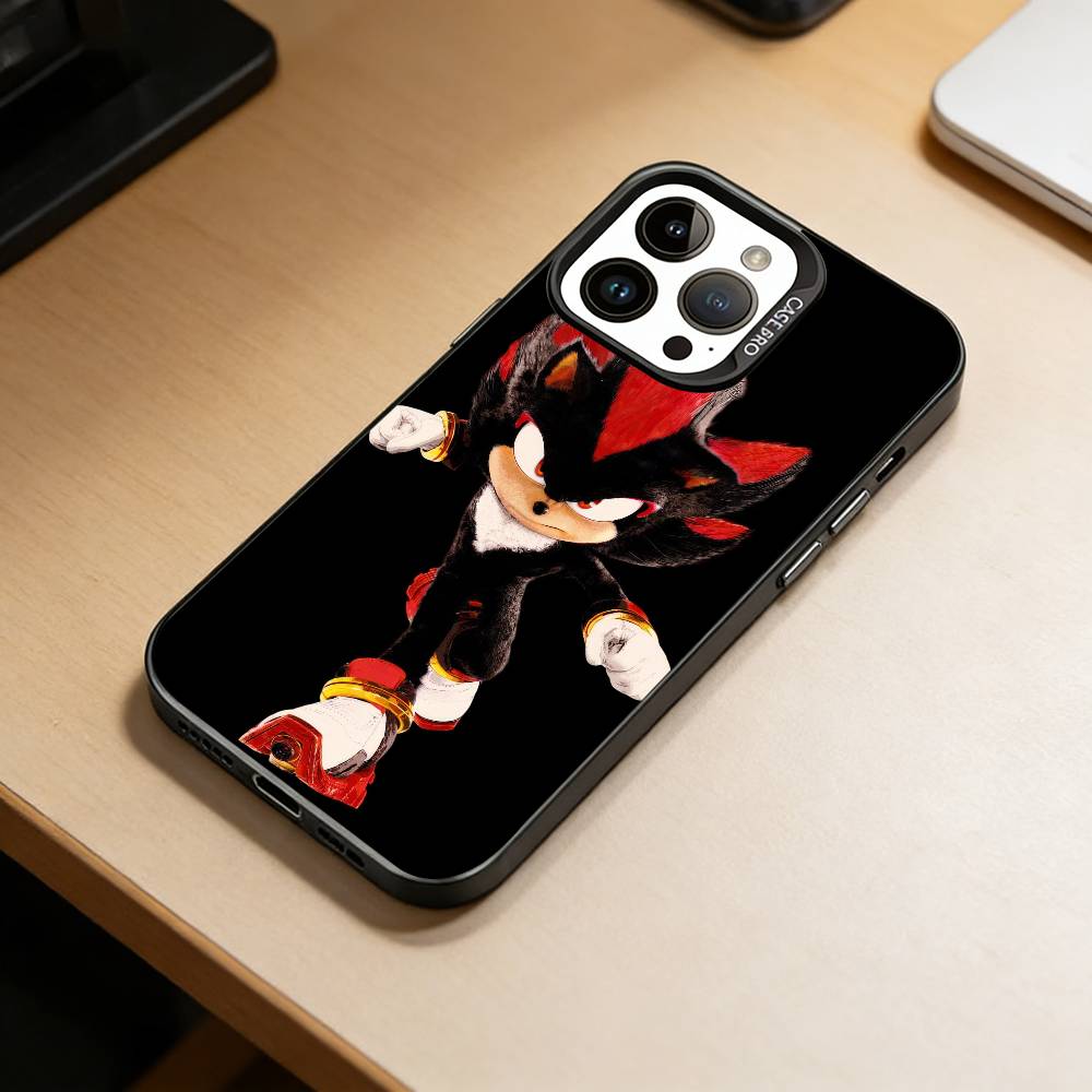 S-Shadow the Hedgehog  Phone Case For iPhone 17,16,15,14,13,12,11 Plus,Pro Max,XS,Colorful Silver Phone Case Funda Cover