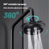High Pressure Rainshower Head Magic Water Flow Rainfall Shower Head Mini Top Spray Water- Saving Shower Bathroom Accessories