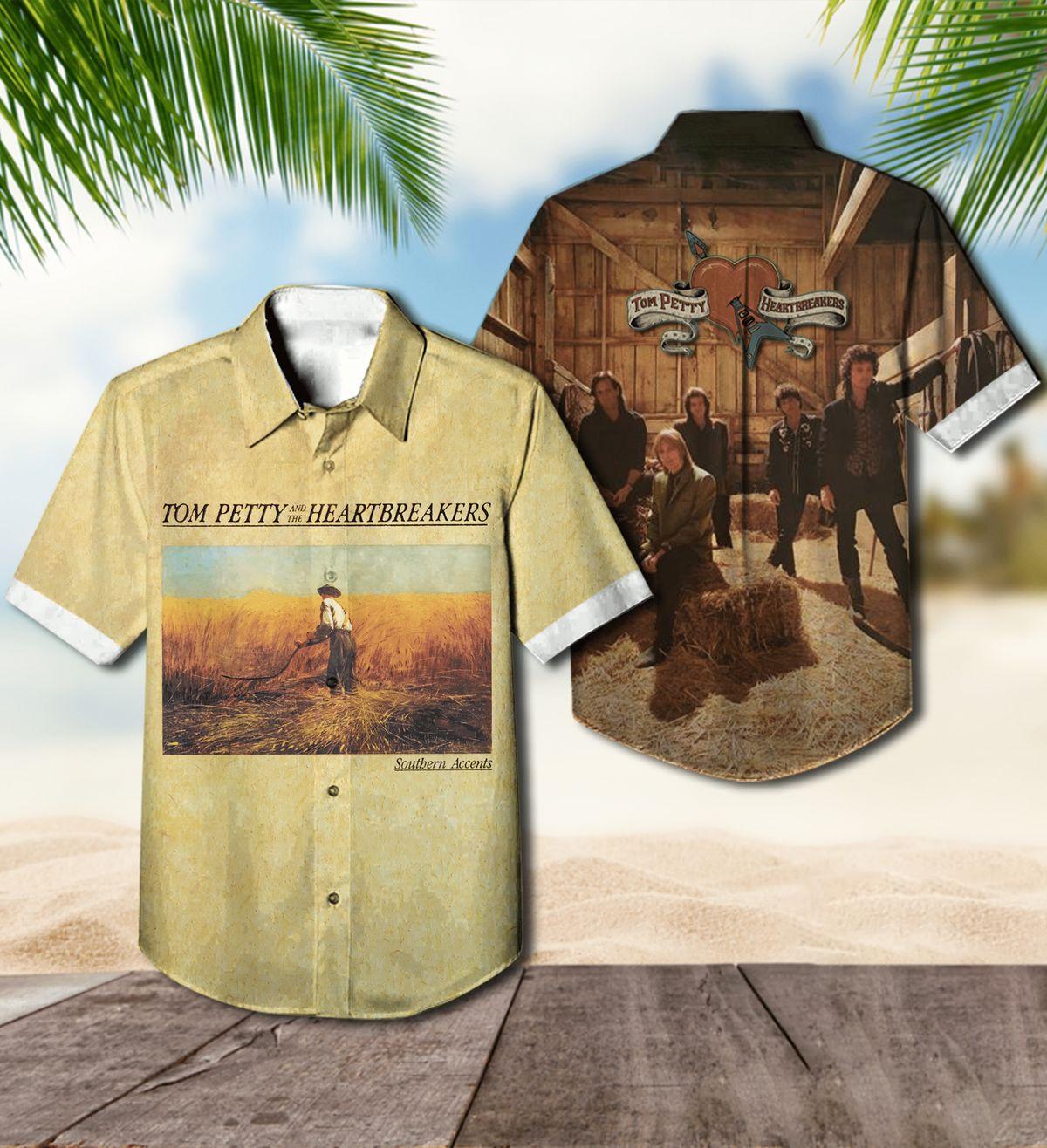 Tom Petty And The Heartbreakers Southern Accents Album Cover Hawaiian Shirt NI35 Unisex T-Shirt XXL