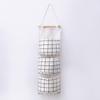 Canvas Wall Mounted Storage Organizer 1Pc Multifunctional Hanging Bag Rack for Renters Bedroom Bathroom No Drill Install
