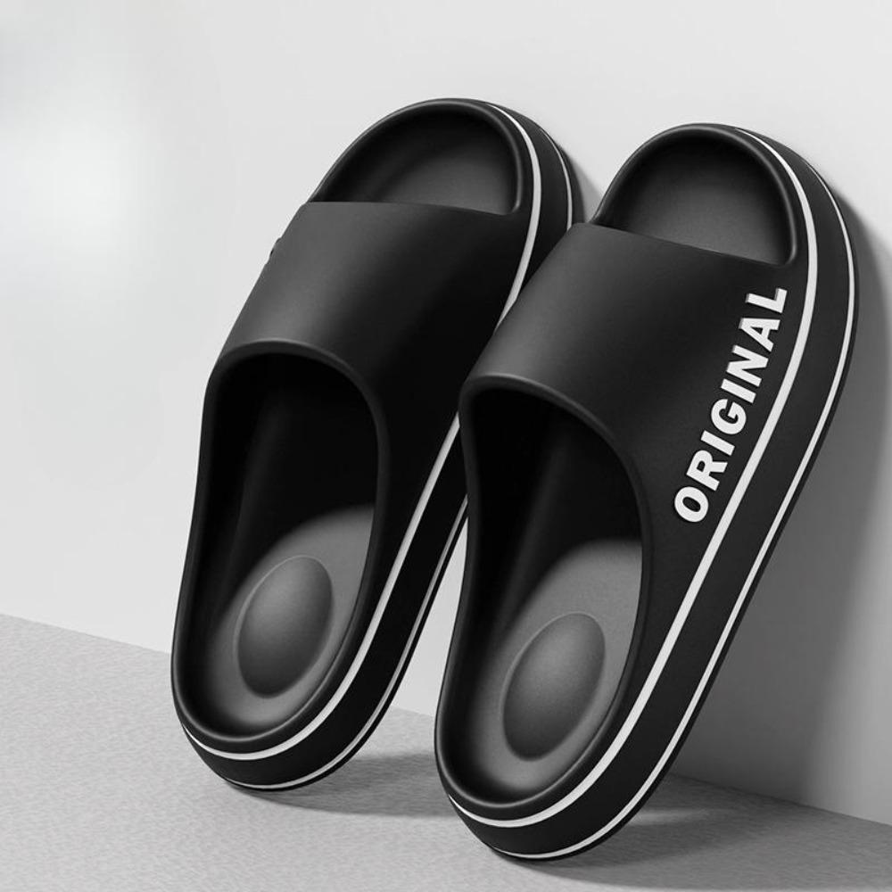Unisex Slippers Strand Slippers Effen Kleur Binnenhuis Badkamer Schoenen Zomer Koppelslippers