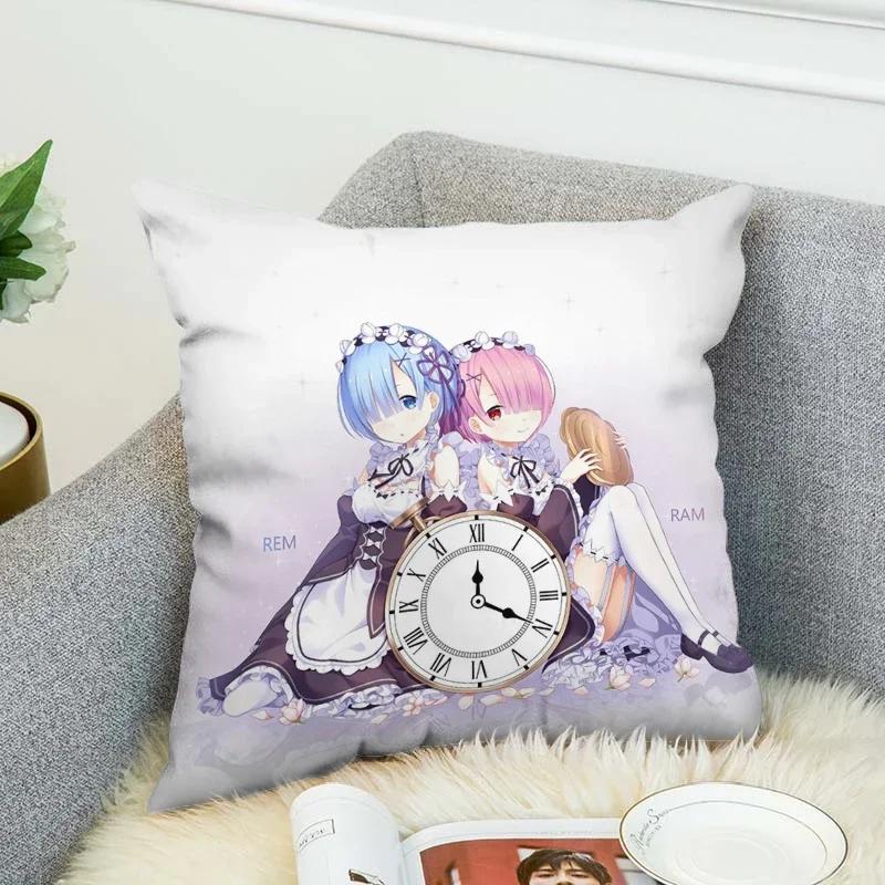 Pillowcases for Pillows Anime Pillow Cover 40x40 Pilow Cases Decorative Cushion Covers Pillowcase Cushions Home Decor Sofa