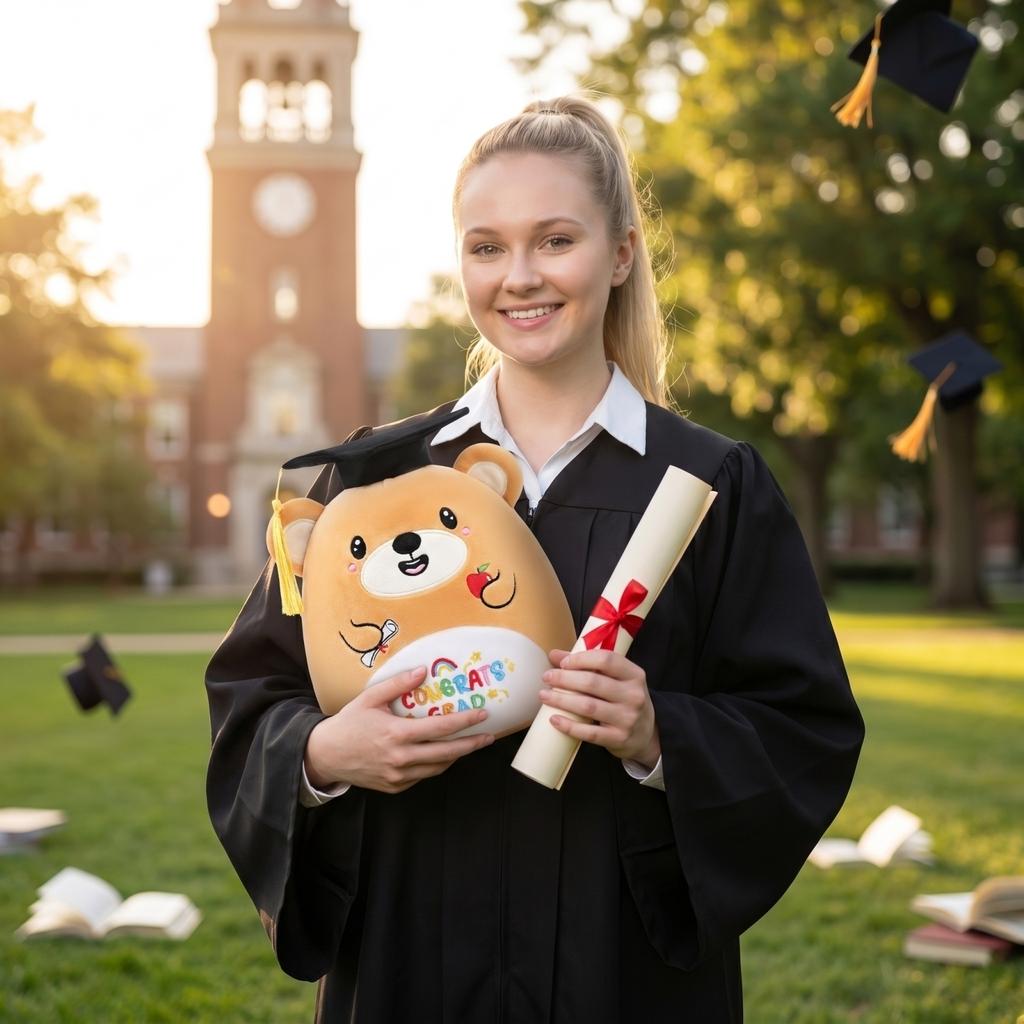 Graduation Plush Toy Gift, 2026 Kindergarten Graduation Gift, Suitable For Boys And Girls, Graduation Plush Toy, Graduation Party Gift.