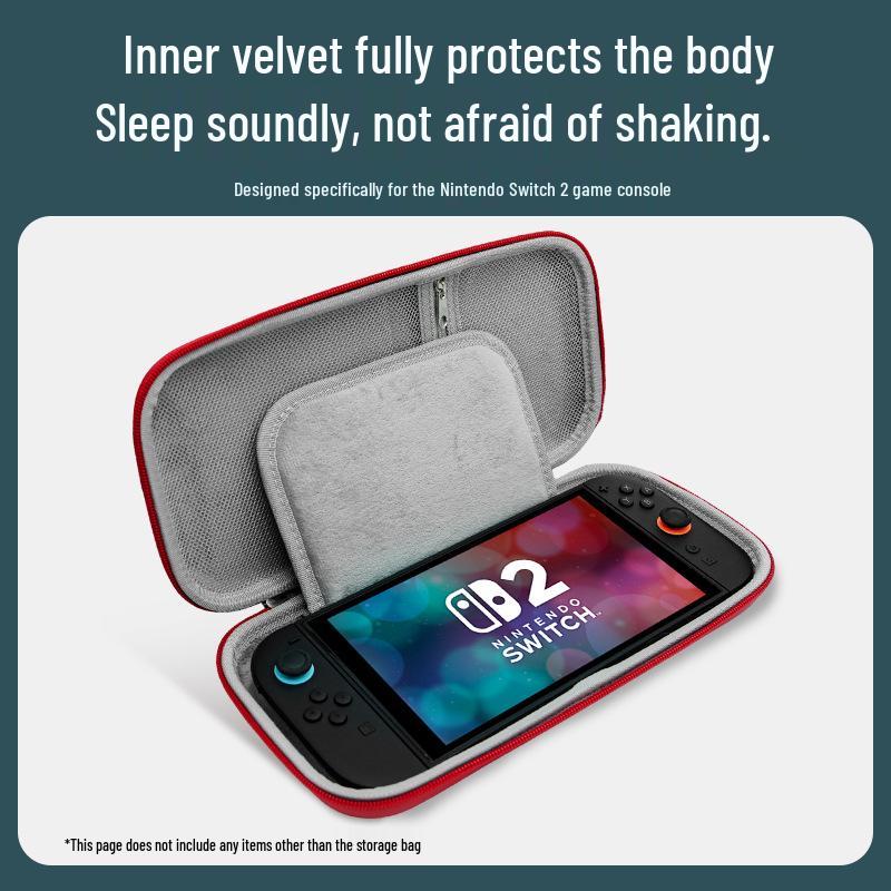 Nintendo Mario Design Switch2 Protective Storage Bag - Portable and Drop-Proof Case