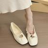 2025Summer Design Style Sequin Flat  Jane  Comfort Casual Outdoors Ladies Party Dress Silvery Shoes