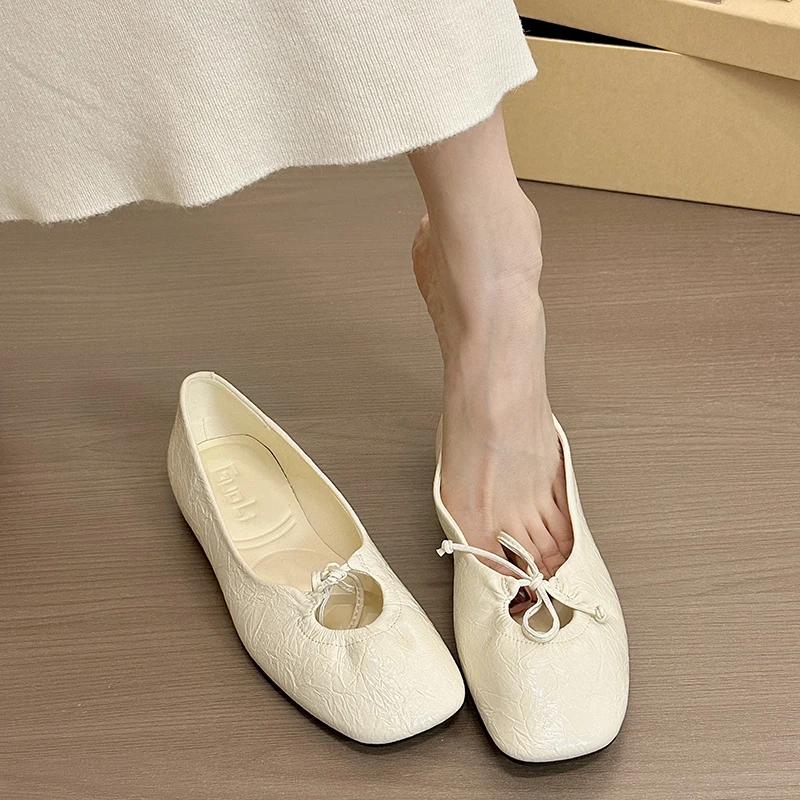 2025Summer Design Style Sequin Flat  Jane  Comfort Casual Outdoors Ladies Party Dress Silvery Shoes