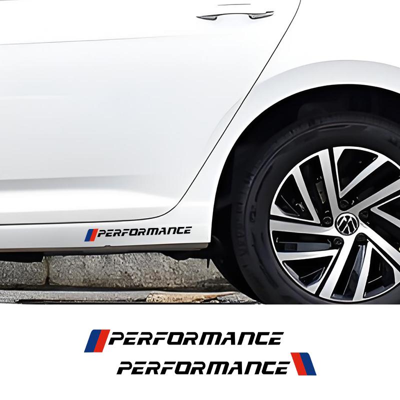 Car Performance Stickers Styling Vinyl Graphics Stripes Car Door Front File Visor Window Decorate for Transformation Accessories