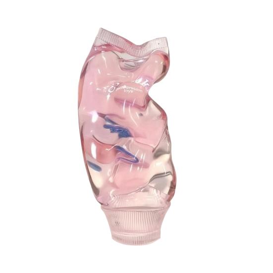 Facial Cleanser Stress Relief Toy with Glitter Slow Rising Face Wash Squeeze Toy