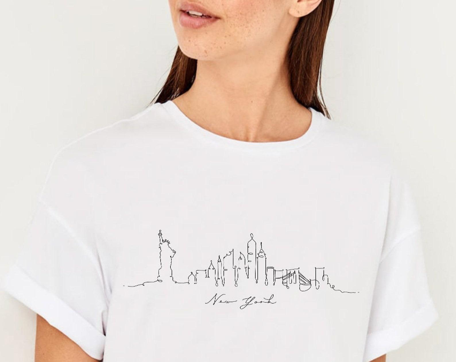 New York Tee, New York Shirt, New York T-Shirt, New York NY Shirt, New York, New York City Skyline, Graphic Tee Tumblr, Womens Tees, UNISEX S