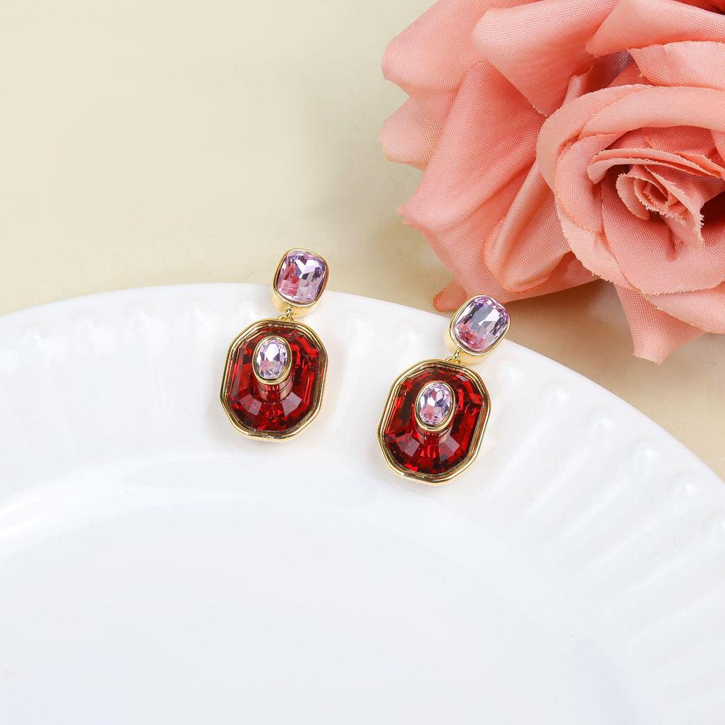 High-End Sparkling Crystal Bracelet & Necklace Set for Women