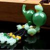 Jade Pendant, Jade Gourd Car Pendant Car Rearview Mirror Decoration Accessories Car Ornaments