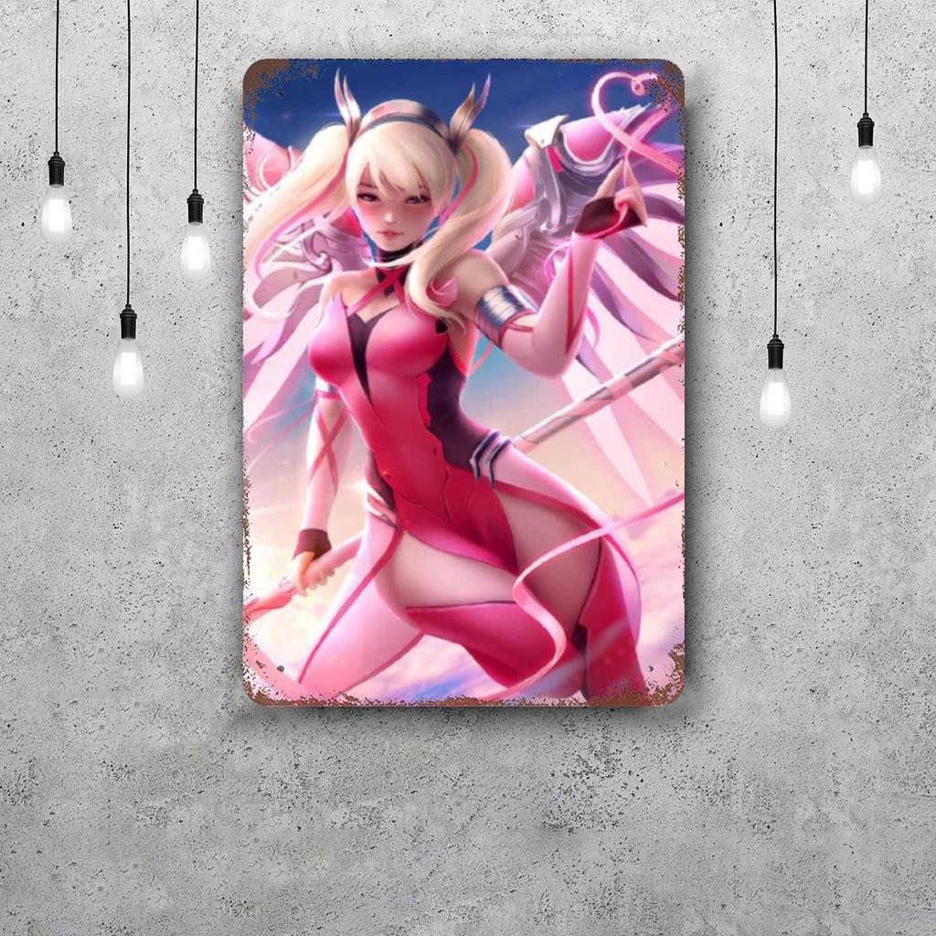 Overwatch Classic Poster Rusty Metal Plaque Retro Decorative Plate Bar Man Cave Garage Club Metal Sign Wall Decoration