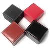 Men's Rounded Corner PU Leather Watch Box - Stylish Flip-Top Design for Storage and Packaging